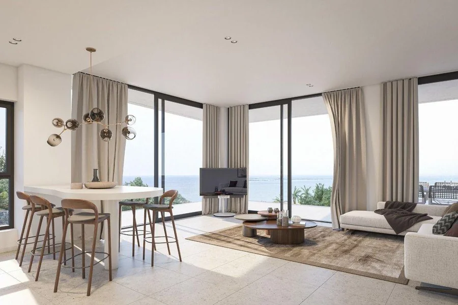 Modern property living room